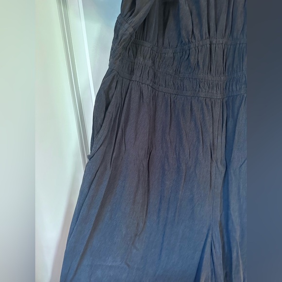 Madewell | Sophia Scoop Neck Charcoal Black Jumpsuit - Picture 5 of 7